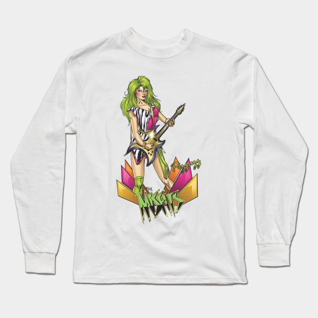 Pizzazz Long Sleeve T-Shirt by AV Art Studio